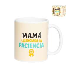 TAZA EN CAJA REGALO PACIENCIA MAMA