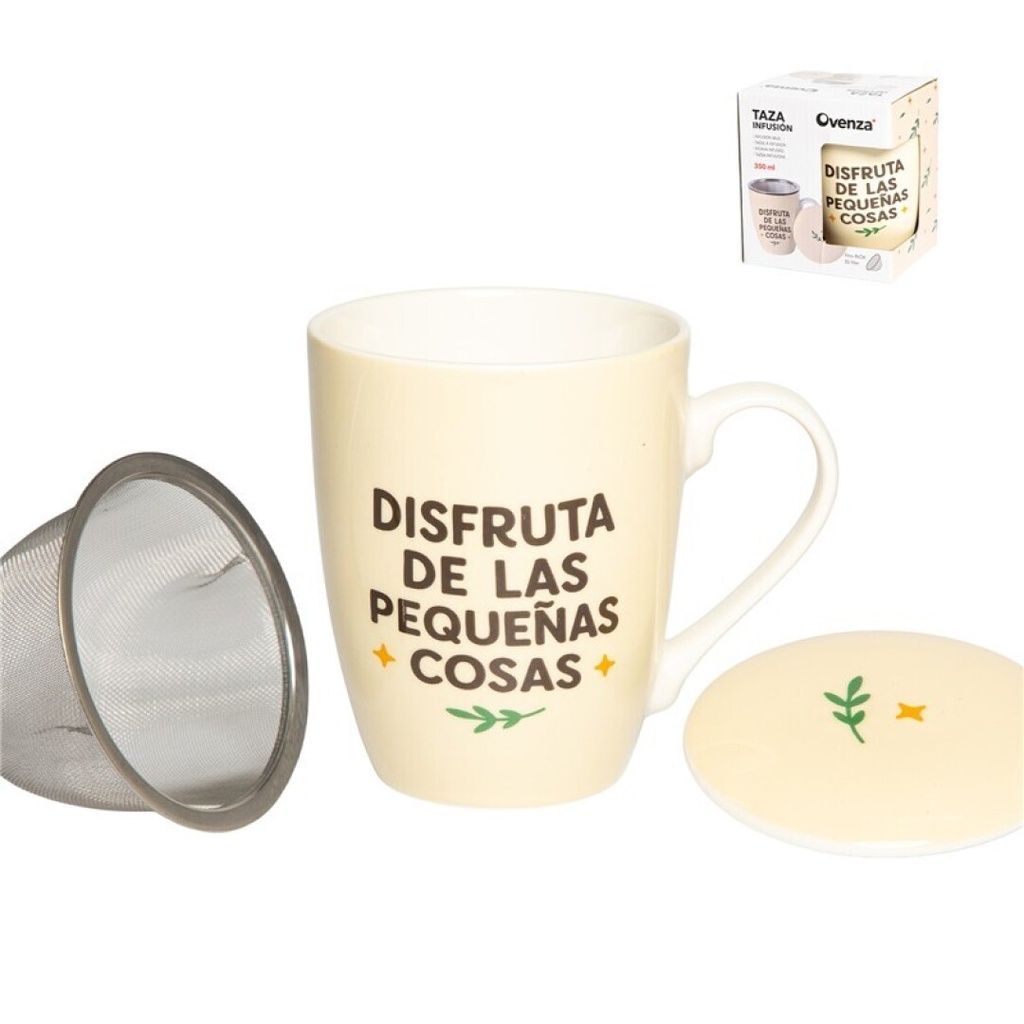 TAZA INFUSION 350ML DISFRUTA