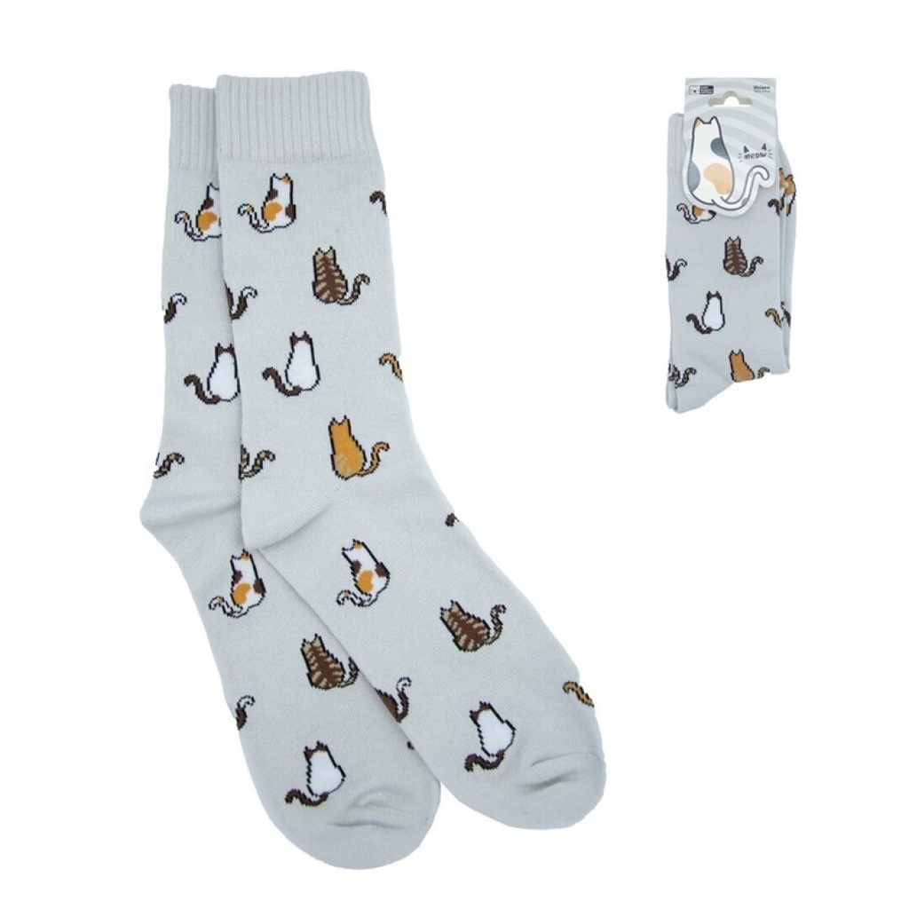CALCETINES ALGODON GATOS