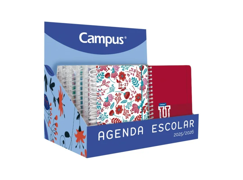 EXPOSITOR AGENDAS ESCOLARES 2026 CAMPUS DP 16UD