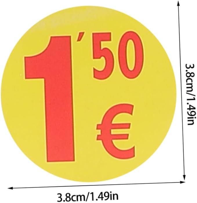 ETIQUETA PRECIO 1,50€