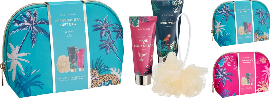 SET REGALO COSMETICA PALMERAS 2PCS