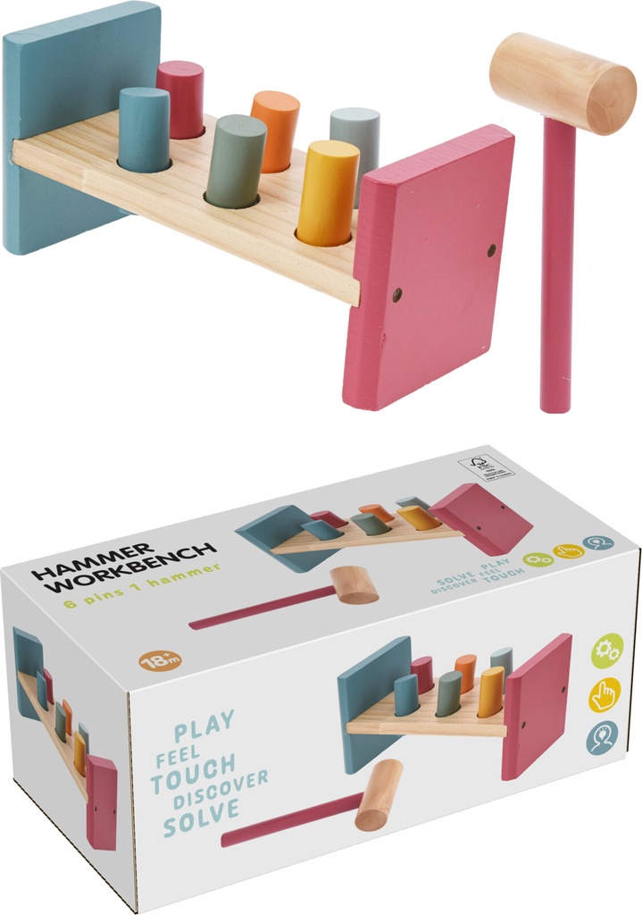 BANCO DE MADERA MARTILLOS