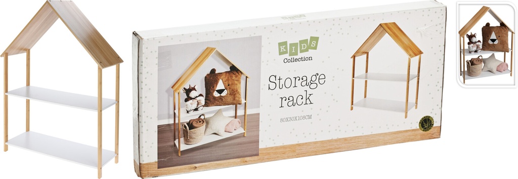 ESTANTERÍA MADERA CASA