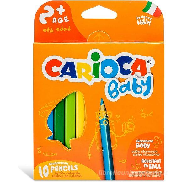 LAPICES DE COLORES CARIOCA BABY ERGONOMICOS 10UD