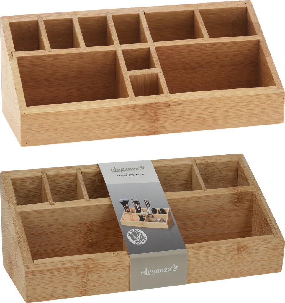 ORGANIZADOR DE MAQUILLAJE/ ESCRITORIO BAMBU