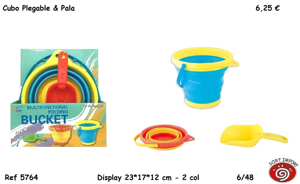 CUBO PLEGABLE Y PALA