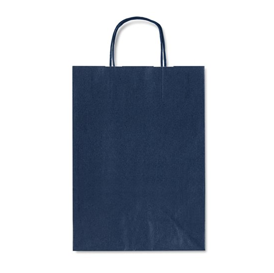 BOLSA KRAFT ALLEGRA COLOR AZUL 36X12X41CM
