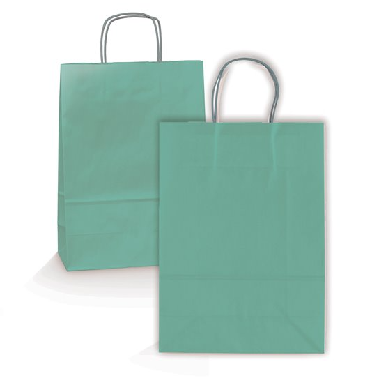 BOLSA KRAFT ALLEGRA COLOR VERDE SALVIA 36x12X41CM