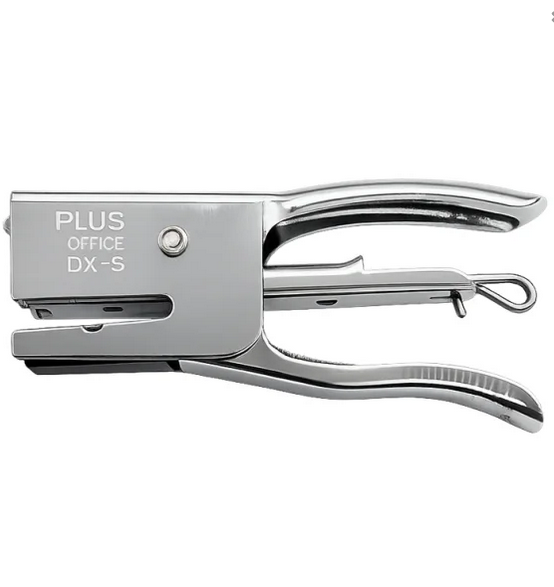 GRAPADORA DE TENAZA PLUS OFFICE DX-5 PLATA CROMADA