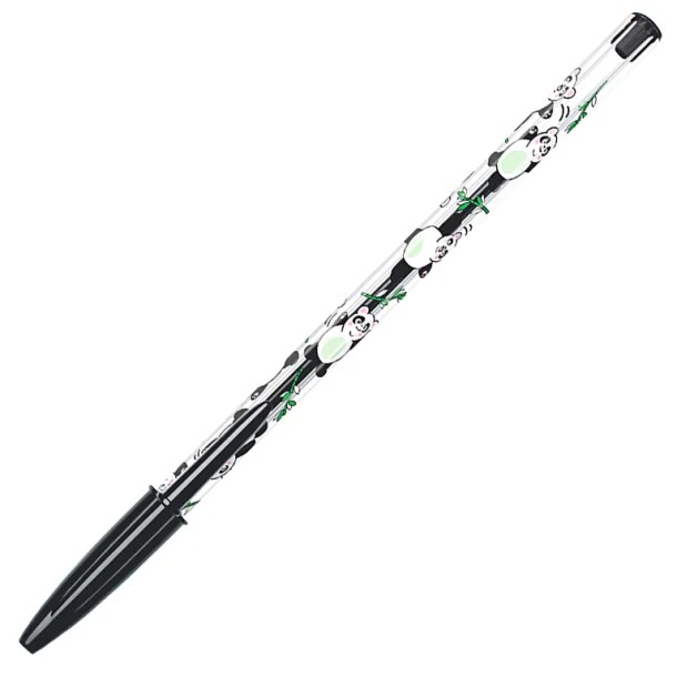 BOLÍGRAFO TINTA ACEITE BIC CRISTAL EDICIÓN DECOR NEGRO