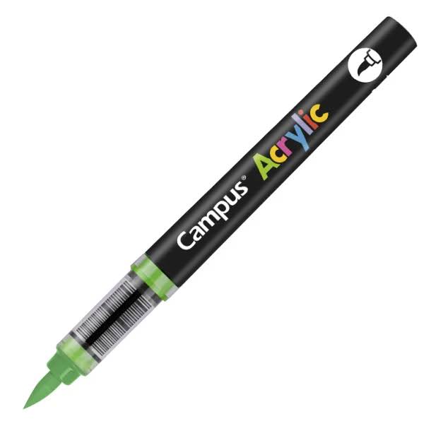 ROTULADORES ACRILICOS CAMPUS ACRYLIC P.PINCEL CAJA 8 UD. VERDE MEDIO