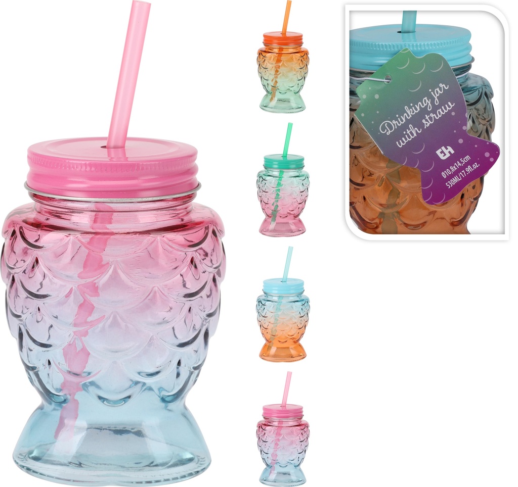 JARRITA C/PAJITA 530ML