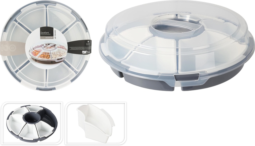 SET DE SERVIR PP D33XH9CM GRIS