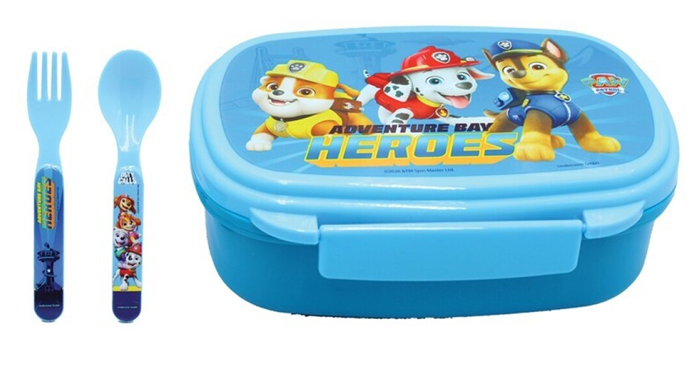 SANDWICHERA CON CUBIERTOS PAW PATROL 555-25276