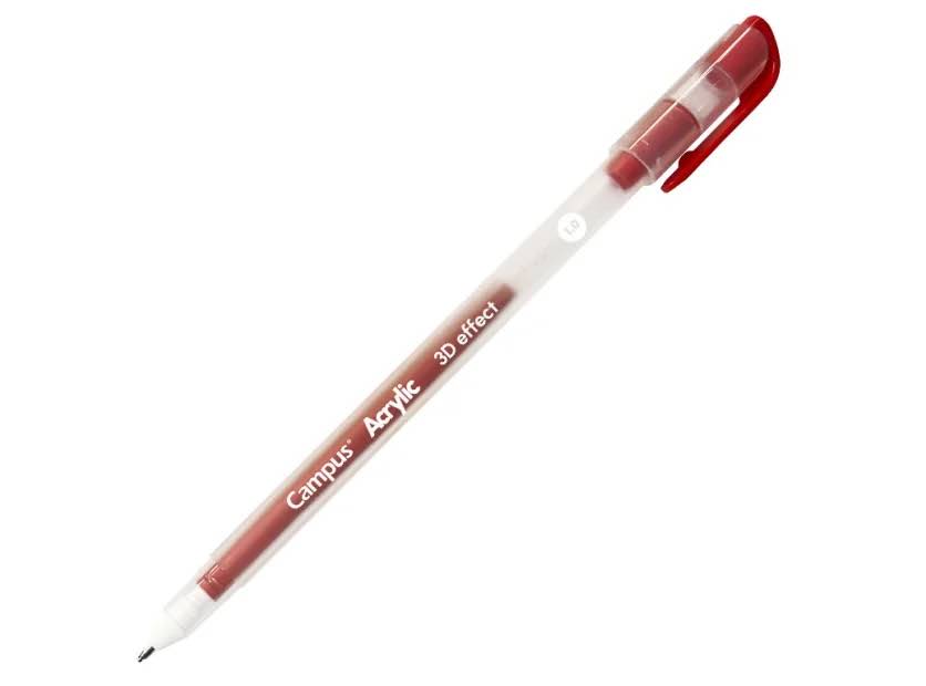 ROTULADORES ACRiLICOS CAMPUS ACRYLIC 3D ROJO