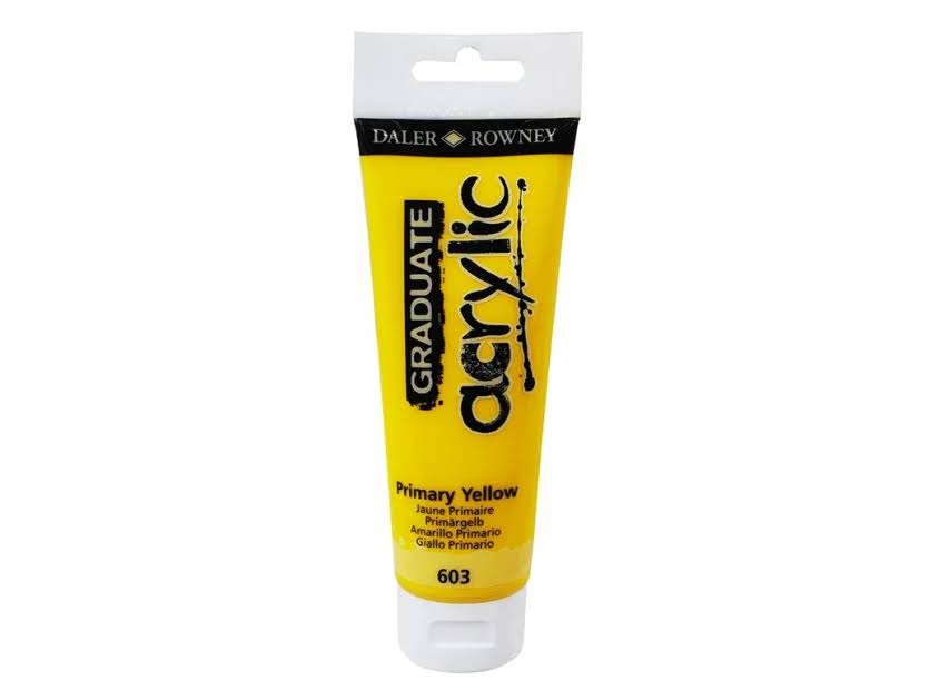 PINTURA ACRILICA DALER ROWNEY GRADUATE ACRYLIC 120 ML AMARILLO PRIMARIO