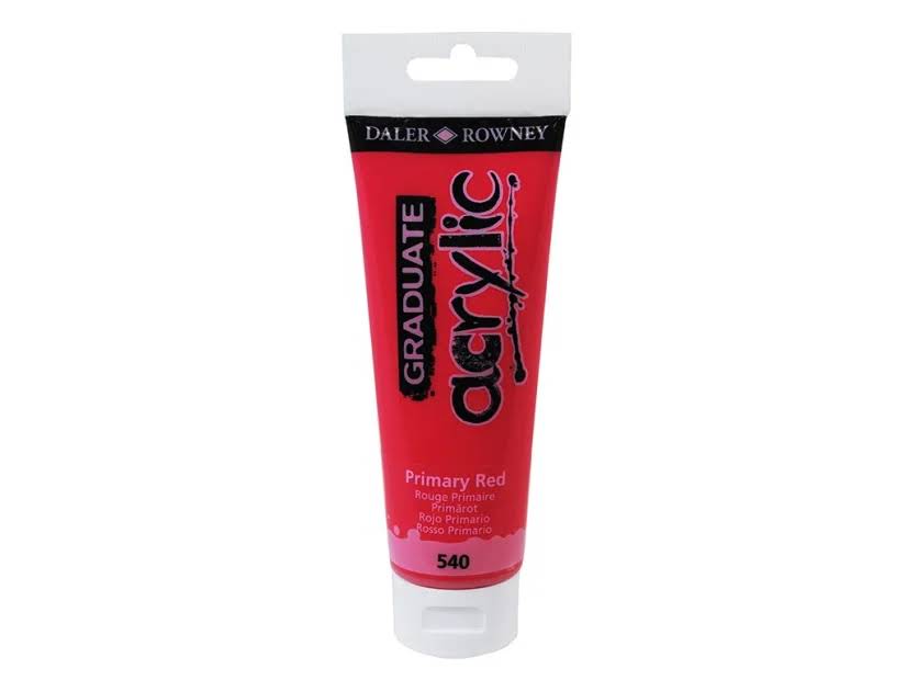 PINTURA ACRILICA DALER ROWNEY GRADUATE ACRYLIC 120 ML ROJO PRIMARIO