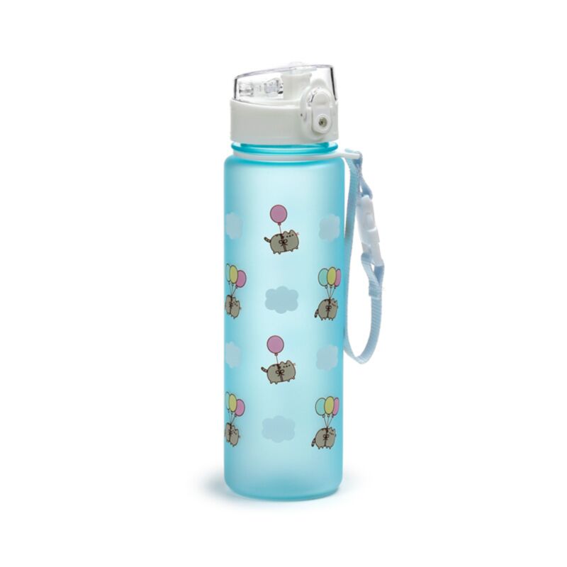 BOTELLA INASTILLABLE GATO PUSHEEN GLOBOS 600ML