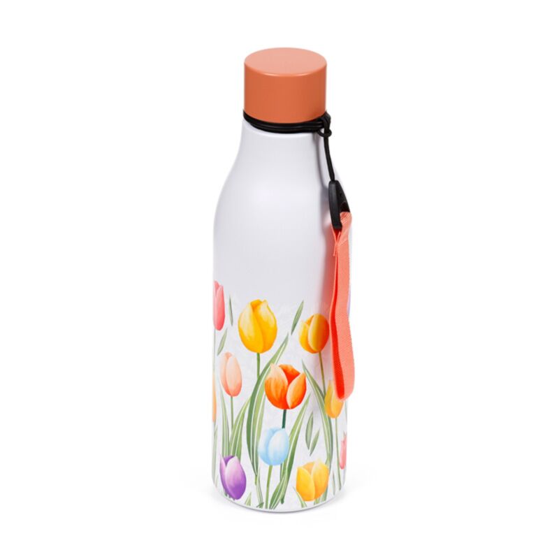 BOTELLA TÉRMICA TULIPANES 500ML