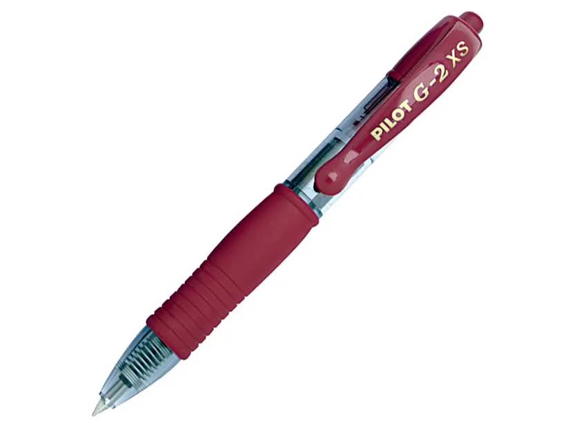 BOLIGRAFO TINTA GEL PILOT G-2 PIXIE BURDEOS