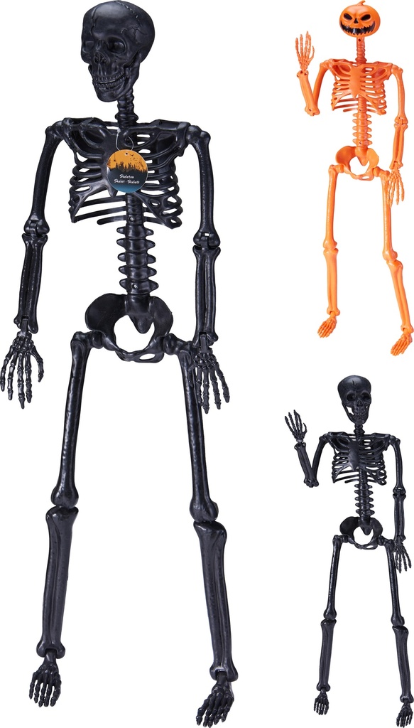 ESQUELETO HALLOWEEN 90CM 2 COL
