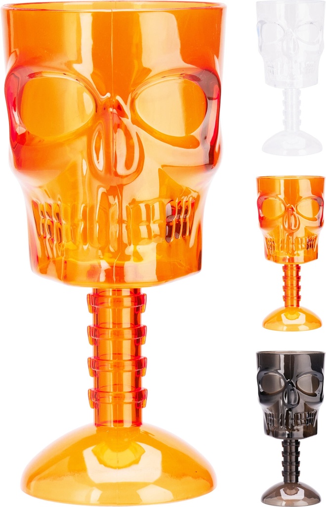 COPA VINO 350ML HALLOWEEN 3COL