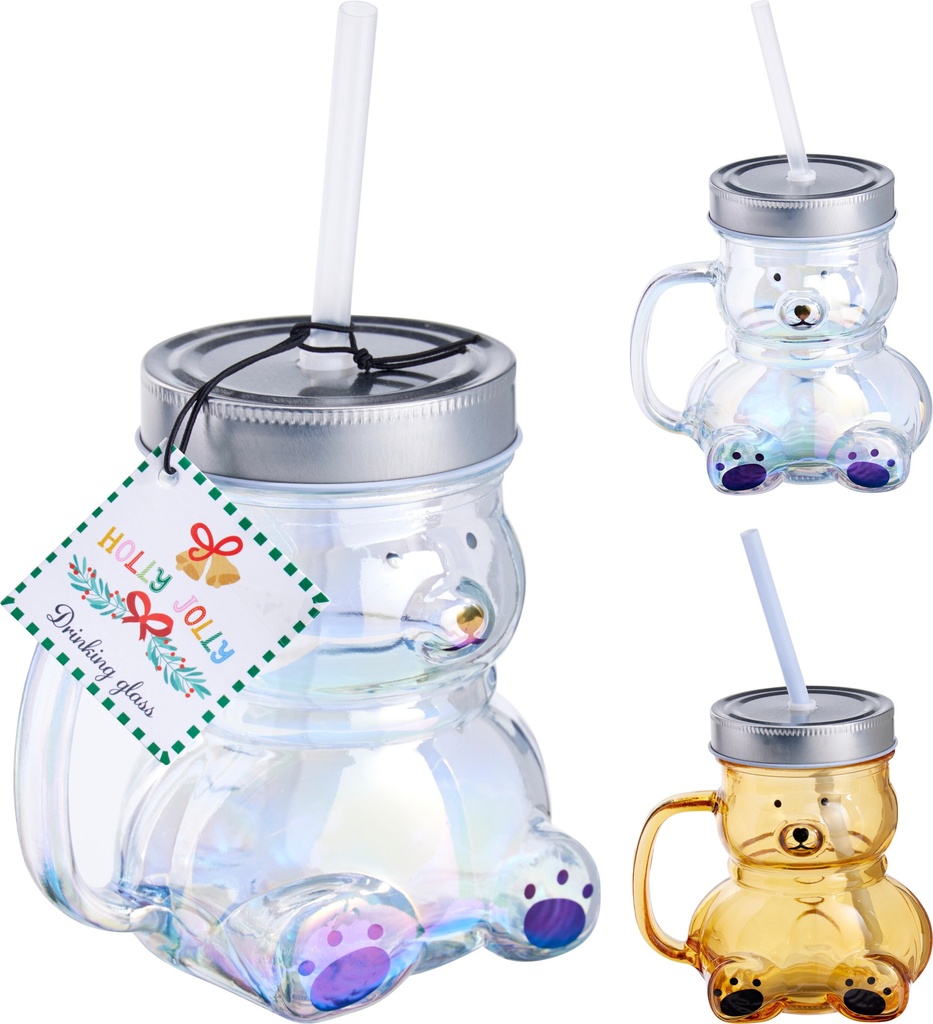 VASO OSITO CRISTAL 350ML