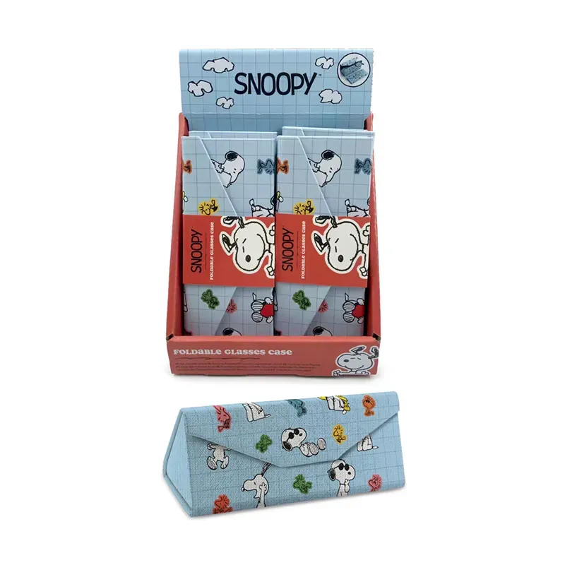 FUNDA PARA GAFAS PLEGABLES PEANUTS SNOOPY&WOODSTOCK