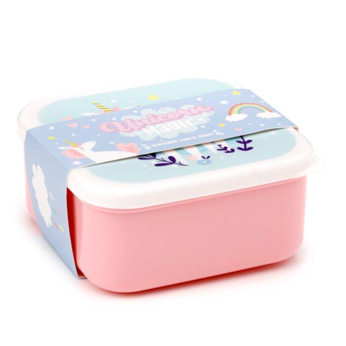SET DE 3 FIAMBRERAS INFANTILES UNICORNIO MAGICO