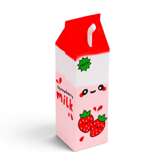 ESTUCHE CARTON DE LECHE DE FRESA FOODIEMALS