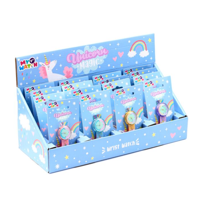 RELOJ ANALOGICO UNICORNIO MAGICO
