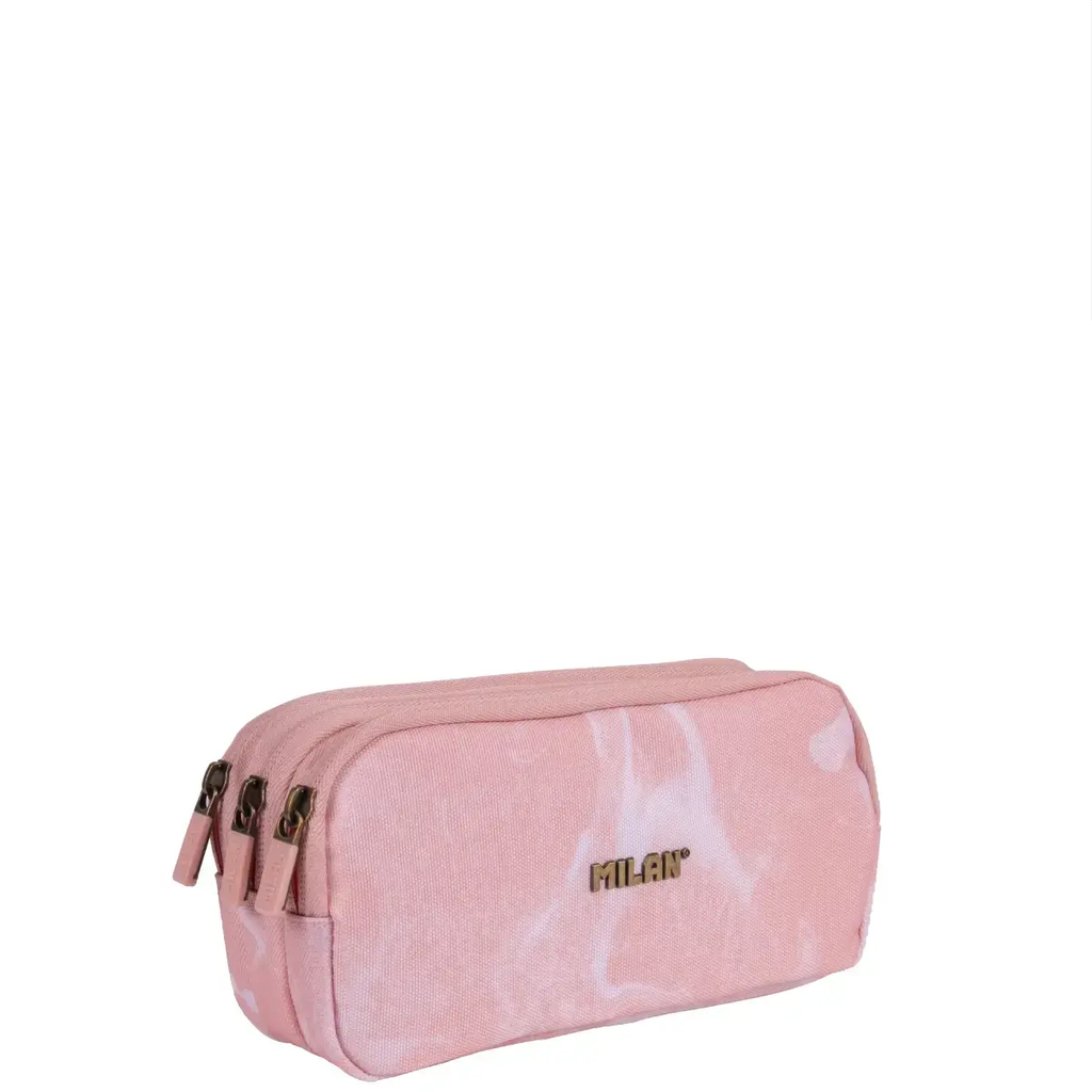 PORTATODO 3 CREMALLERAS LAVA ROSA