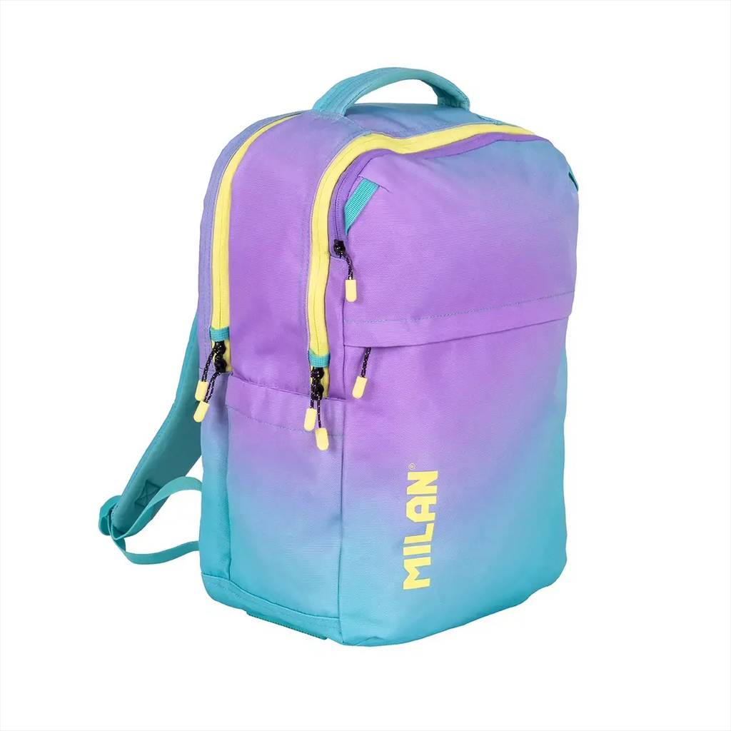 MOCHILA ESCOLAR CAP.25L SUNSET VERDE MILAN