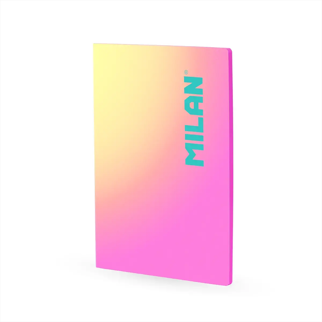 LIBRETA A4 SUNSET ROSAS 48H CUADRICULA 5MM
