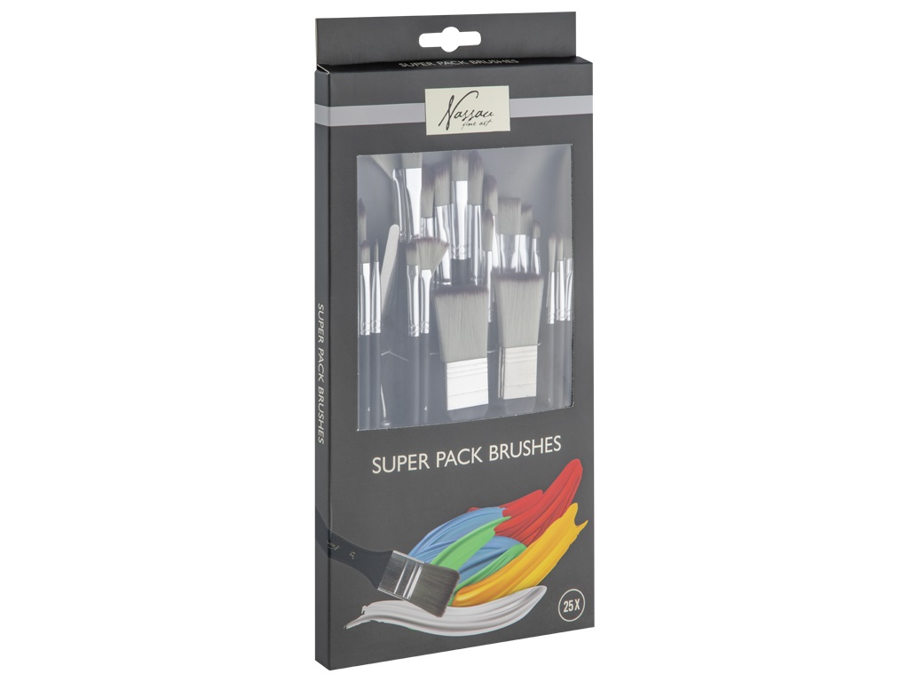 SUPER PACK BROCHA 24 PIEZAS