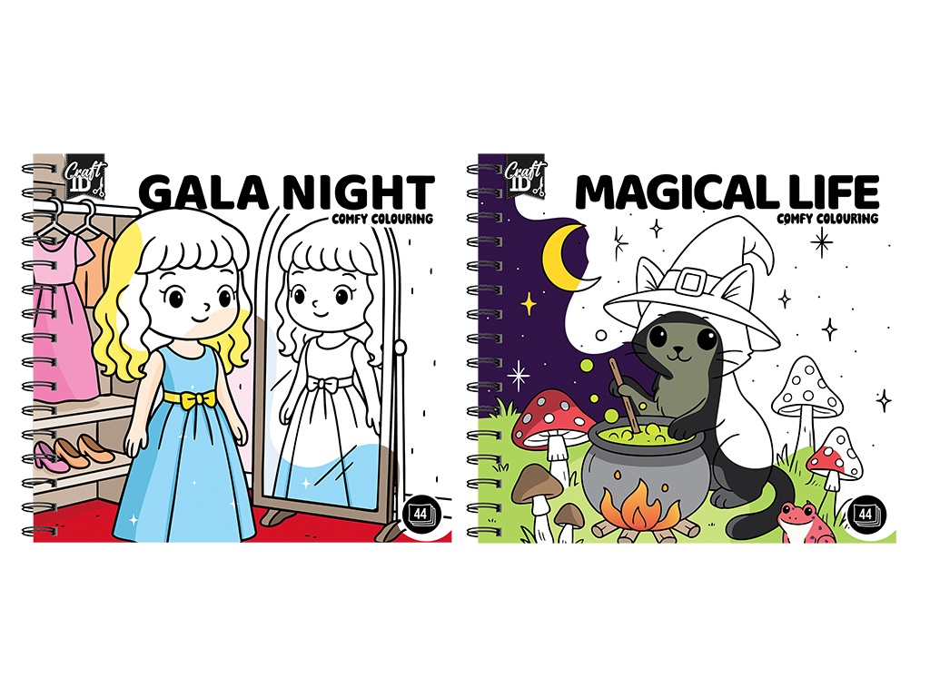 LIBRO COLOREAR CUTE&COMFY 20X20CM