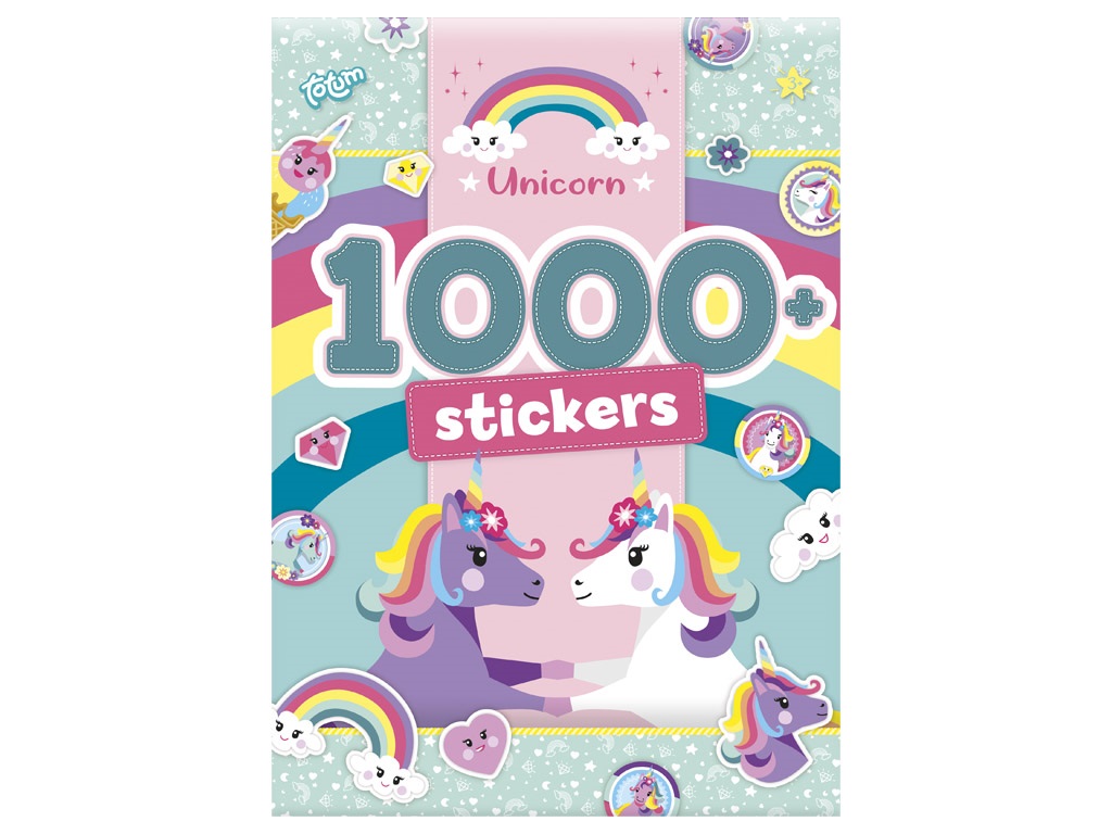 LIBRO PEGATINAS UNICORNIO 1000U