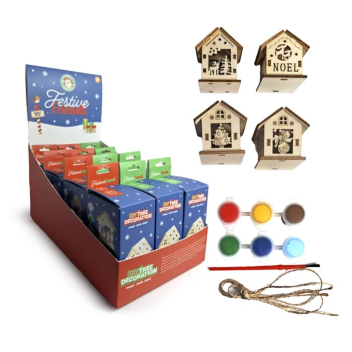 DIY CASITA NAVIDAD PARA PINTAR