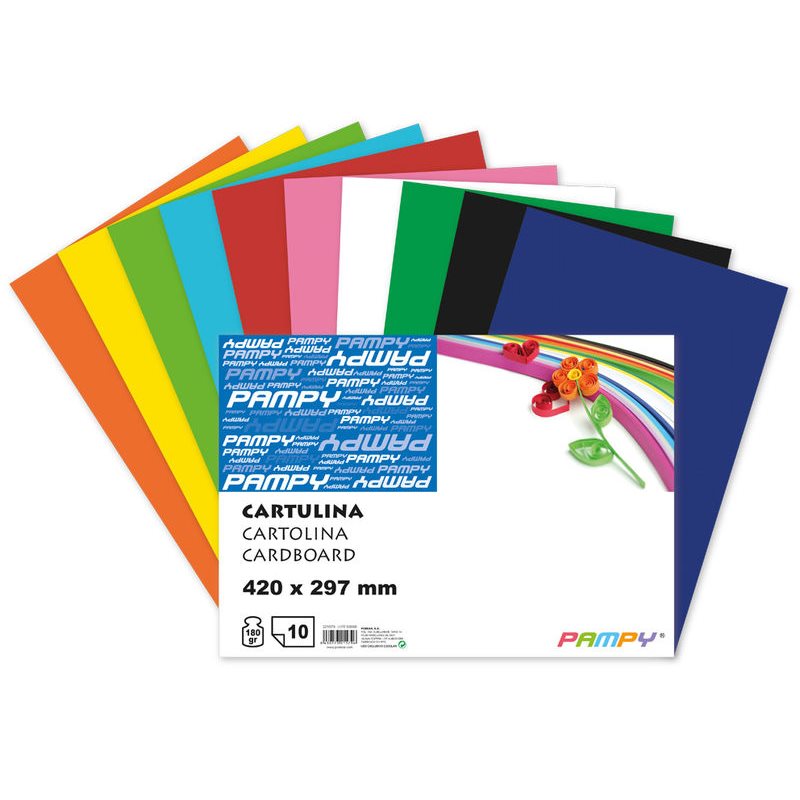 MAN BLOCK CARTULINA A3 10H COLORES SURTIDOS
