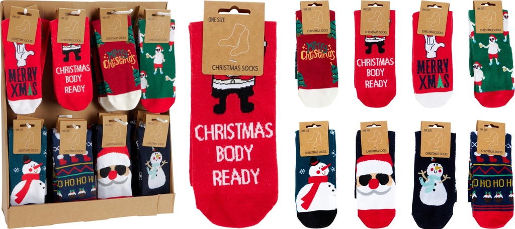 CALCETINES NAVIDAD HOMBRE 8MOD