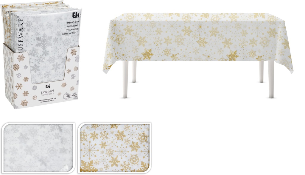 MANTEL NAVIDAD 130X180CM
