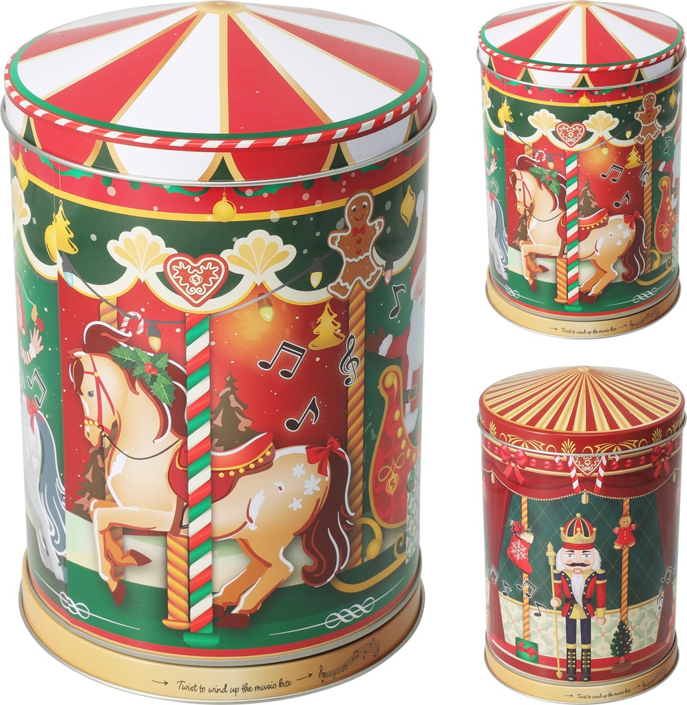 LATA ALMACENAJE NAVIDAD 13,2X20,2CMS 2MOD