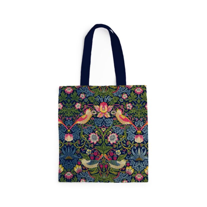 TOTE BAG REUTILIZABLE WILLIAM MORRIS "STRAWBERRY THIEF"
