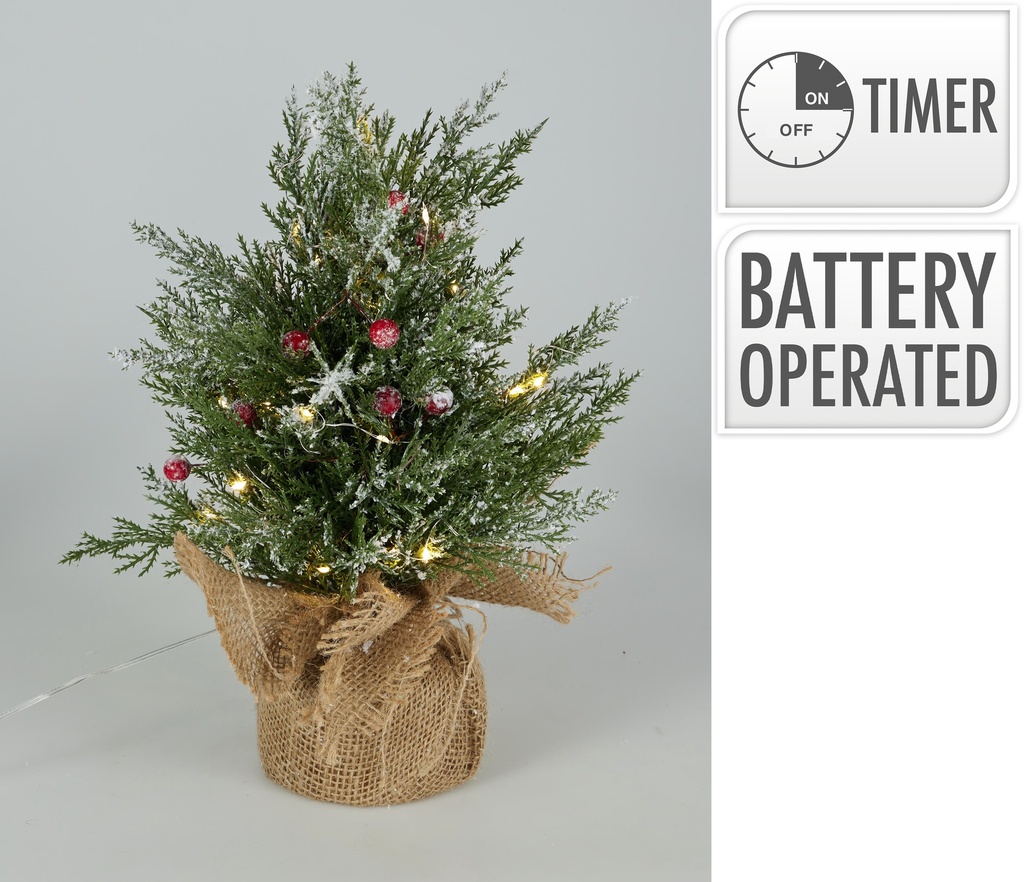 ARBOL NAVIDAD LED 20X33CM