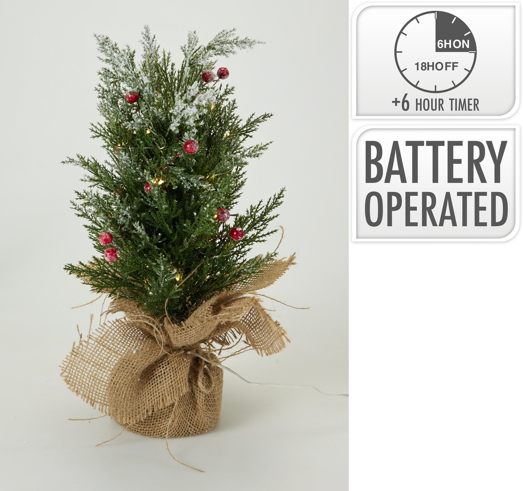 ARBOL NAVIDAD LED 23x40CM