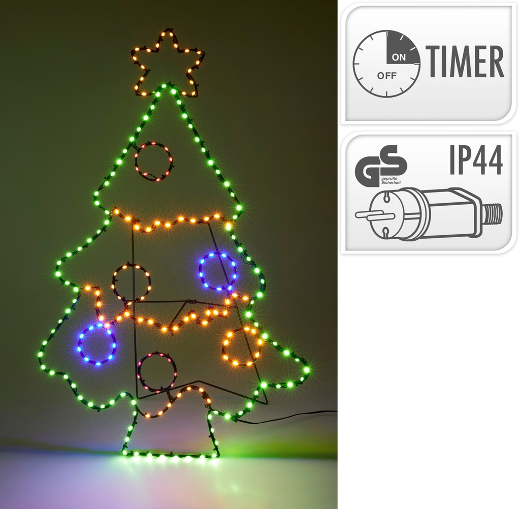 ARBOL NAVIDAD 80CM 205LED