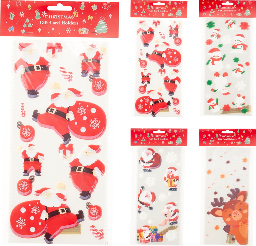 BOLSAS REGALO NAVIDAD PAQ.10U 4MOD