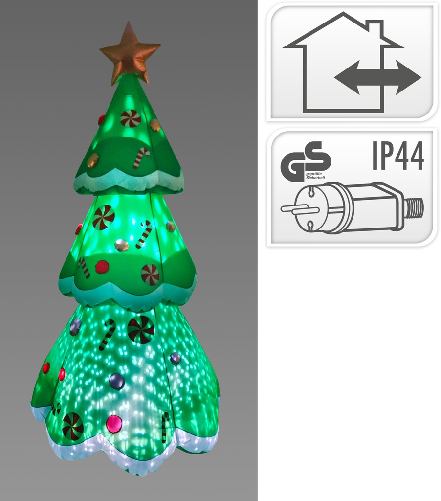 ARBOL INFLABLE LED 240CM