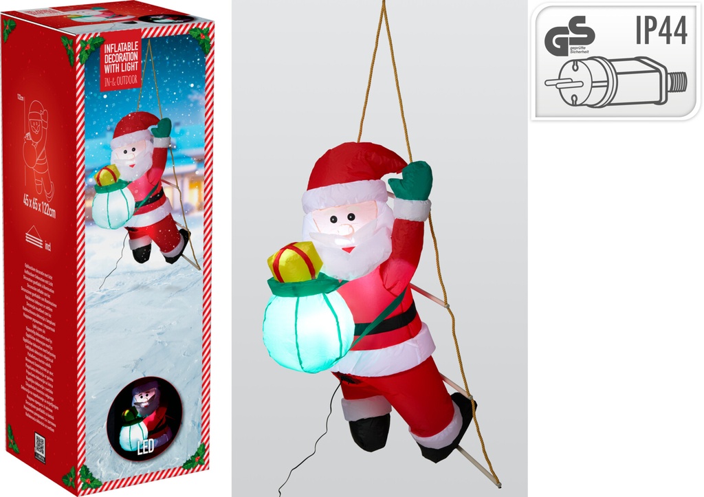 PAPA NOEL INFLABLE 122CM